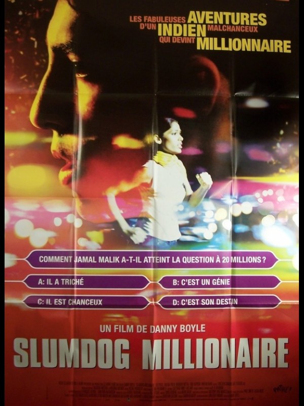Affiche du film SLUMDOG MILLIONNAIRE