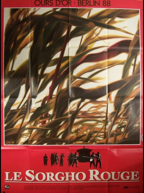 Affiche du film LE SORGHO ROUGE - Titre original : HONG GAO LIANG