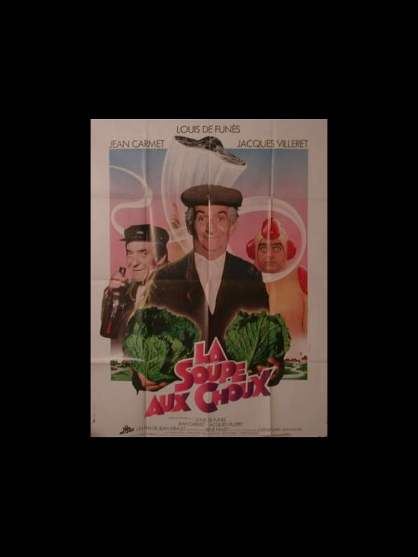La soupe au choux Louis de Funes movie poster print