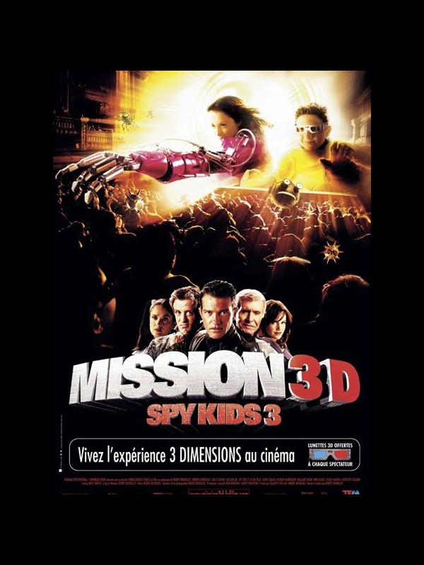 Affiche du film SPY KIDS 3 : MISSION 3D - SPY KIDS 3D : GAME OVER