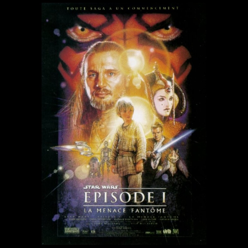 Affiche du film STAR WARS (LA MENACE FANTÔME) ÉPISODE 1 CINEMAFFICHE