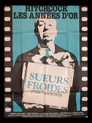 Affiche du film SUEURS FROIDES - VERTIGO