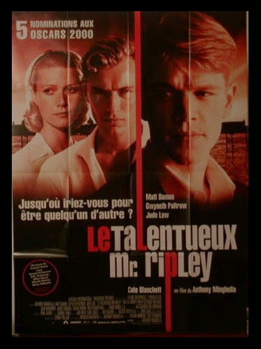 Affiche du film TALENTUEUX MR.RIPLEY (LE) - THE TALENTED MR. RIPLEY