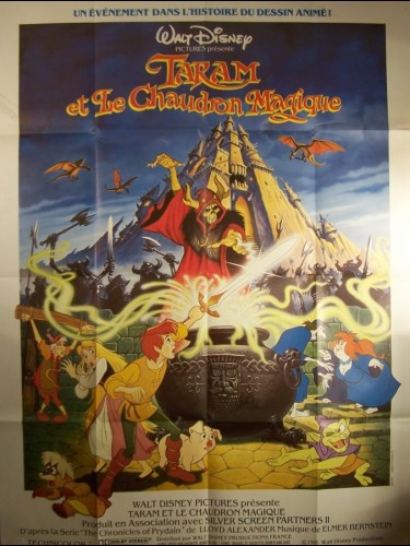 Affiche du film TARAM ET LE CHAUDRON MAGIQUE - BLACK CAULDRON (THE)
