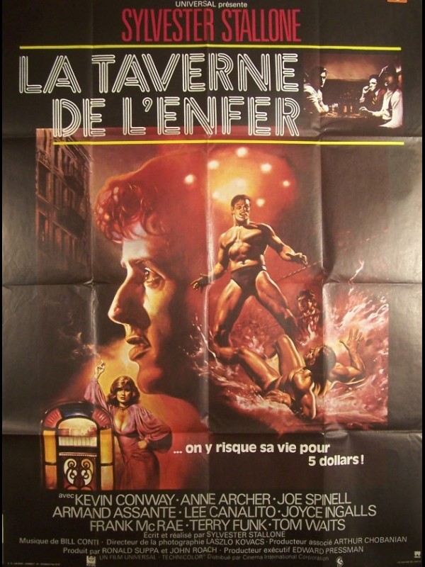 Affiche du film LA TAVERNE DE L'ENFER - Titre original : PARADISE ALLEY