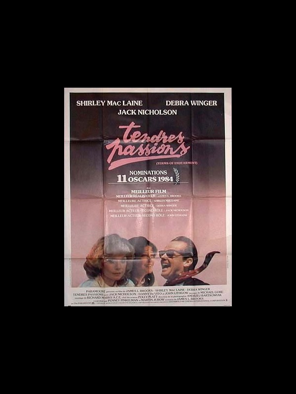 Affiche du film TENDRES PASSIONS - Titre original : TERMS OF ENDEARMENT