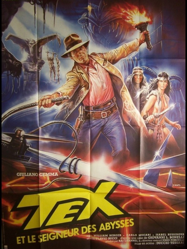 Affiche du film TEX ET LE SEIGNEUR DES ABYSSES - TEX E IL SIGNORE DEGLI ABISSI