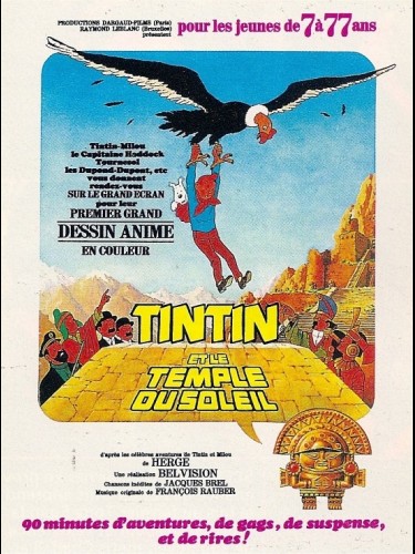 Affiche du film TINTIN ET LE TEMPLE DU SOLEIL