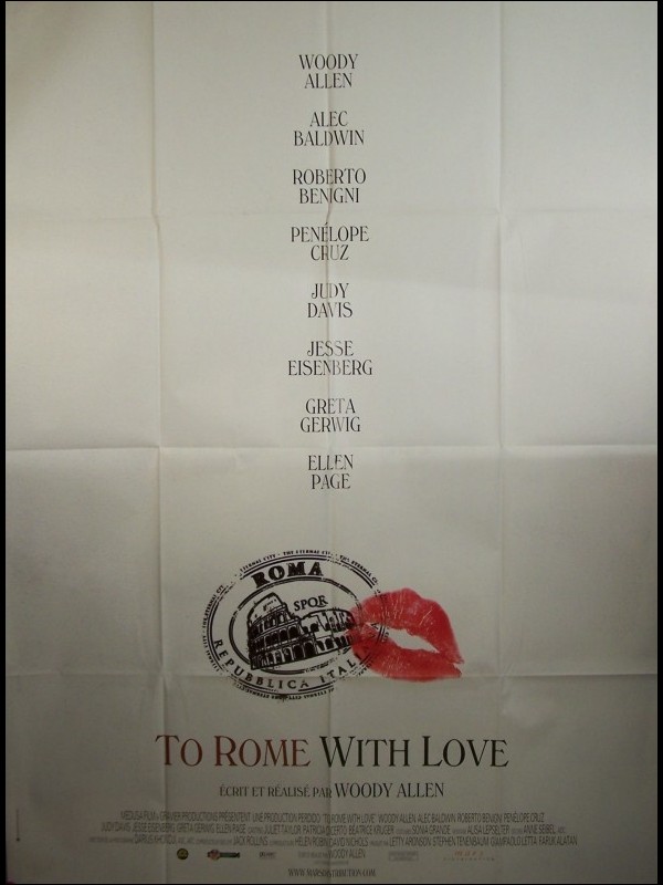 Affiche du film TO ROME WITH LOVE