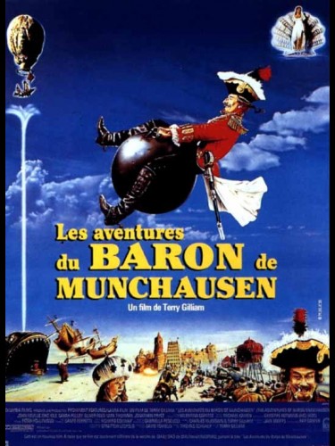 Affiche du film AVENTURES DU BARON DE MUNCHAUSEN (LES) - THE ADVENTURES OF BARON MUNCHAUSEN