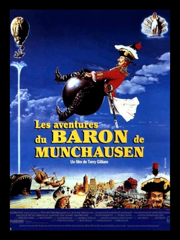 Affiche du film AVENTURES DU BARON DE MUNCHAUSEN (LES) - THE ADVENTURES OF BARON MUNCHAUSEN