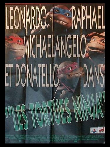 Affiche du film LES TORTUES NINJA - Titre original : TEENAGE MUTANT NINJA TURTLES