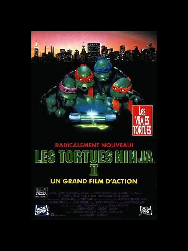 Affiche du film TORTUES NINJA 2 (LES) - THE SECRET OF THE OOZE