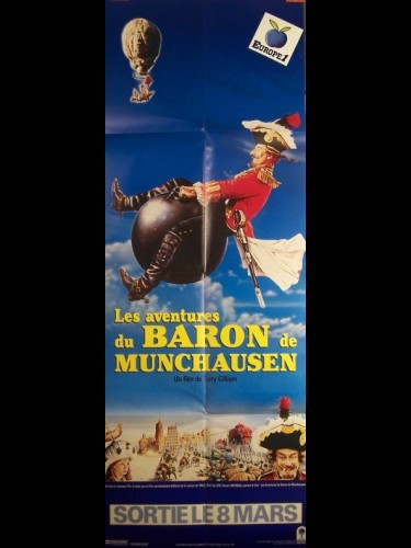 Affiche du film AVENTURES DU BARON MUNCHAUSEN (LES) - THE ADVENTURES OF BARON MUNCHAUSEN