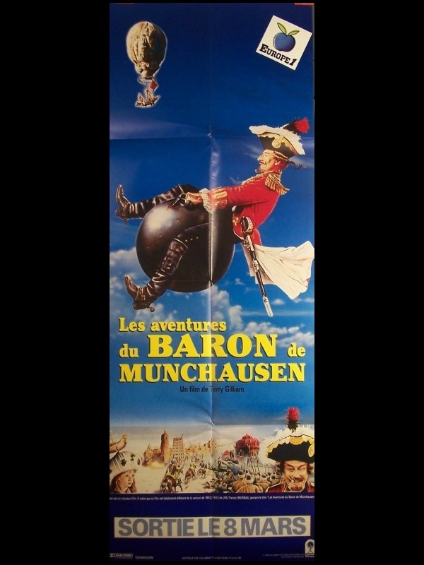 Affiche du film AVENTURES DU BARON MUNCHAUSEN (LES) - THE ADVENTURES OF BARON MUNCHAUSEN