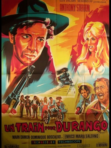 Affiche du film UN TRAIN POUR DURANGO