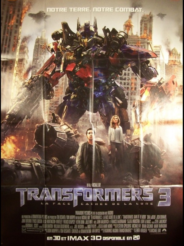 Affiche du film TRANSFORMERS 3