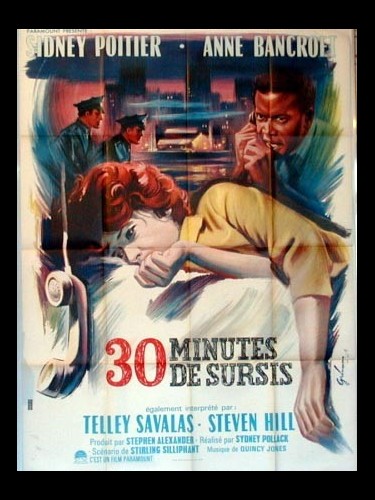 Affiche du film TRENTE MINUTES DE SURSIS - Titre original : THE SLENDER THREAD