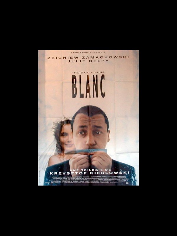 Affiche du film TROIS COULEURS BLANC - TRZY KOLORY: BIALY