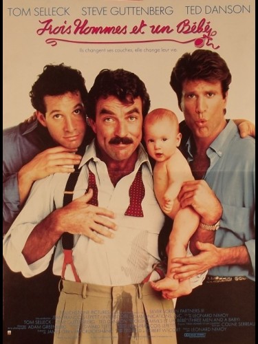 Affiche du film TROIS HOMMES ET UN BEBE