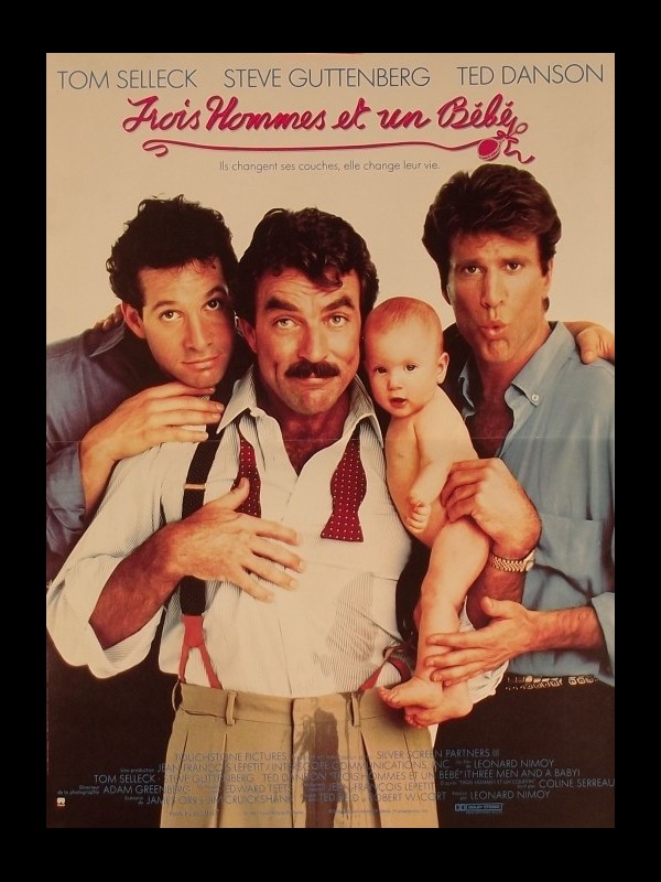 Affiche du film TROIS HOMMES ET UN BEBE