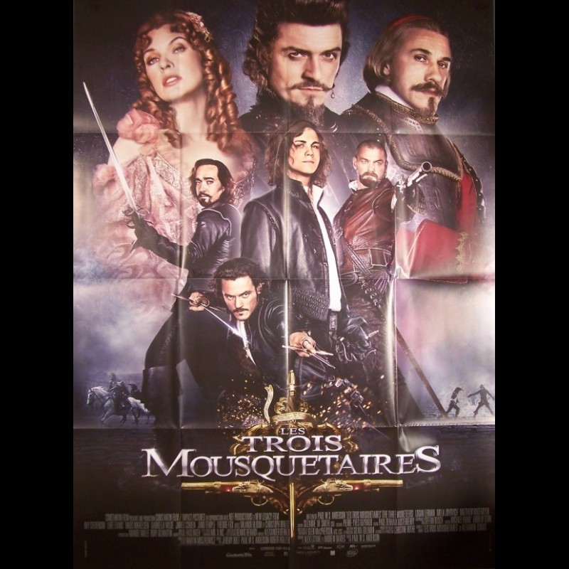 Affiche du film TROIS MOUSQUETAIRES (LES) THE THREE MUSKETEERS CINEMAFFICHE Affiche du film TROIS MOUSQUETAIRES (LES) THE THREE MUSKETEERS CINEMAFFICHE