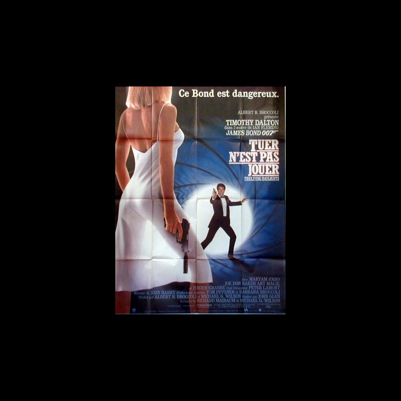 Affiche du film TUER N'EST PAS JOUER (JAMES BOND) - THE LIVING - James Bond Tuer N Est Pas Jouer