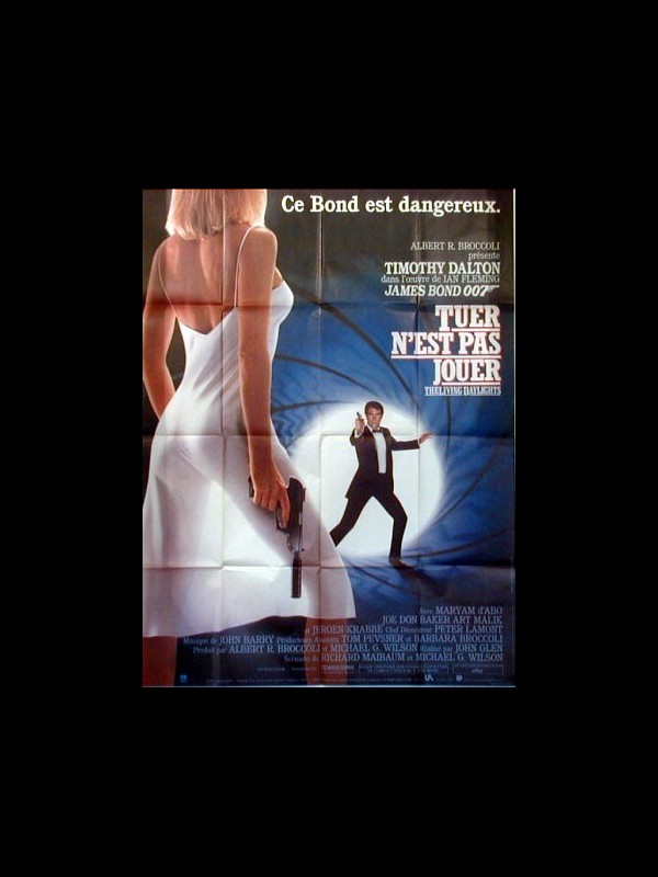 Affiche du film TUER N'EST PAS JOUER - Titre original : THE LIVING DAYLIGHTS