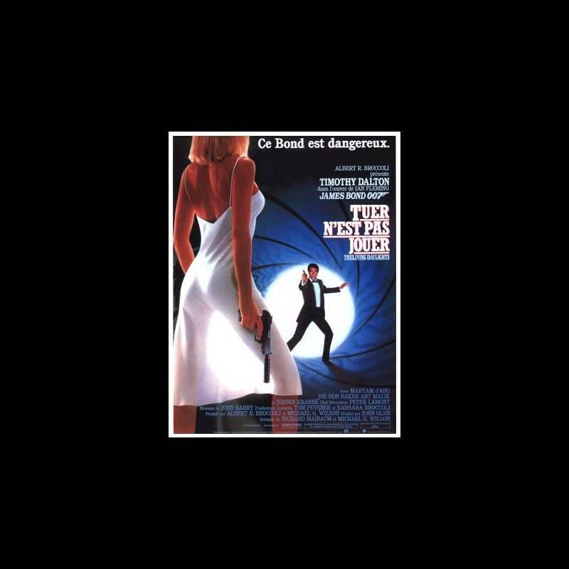 Affiche du film TUER N'EST PAS JOUER (JAMES BOND) - THE LIVING - James Bond Tuer N Est Pas Jouer