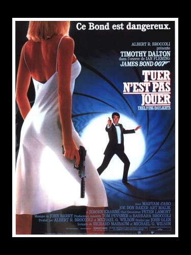 Affiche du film TUER N'EST PAS JOUER (JAMES BOND) - THE LIVING DAYLIGHTS