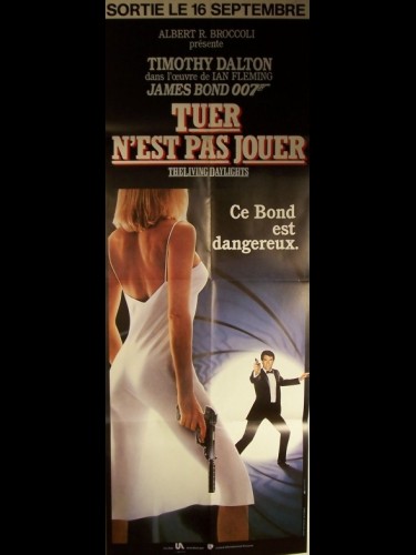 Affiche du film TUER N'EST PAS JOUER (JAMES BOND) - THE LIVING DAYLIGHTS