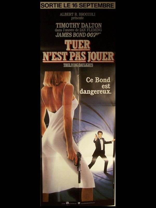 Affiche du film TUER N'EST PAS JOUER (JAMES BOND) - THE LIVING DAYLIGHTS