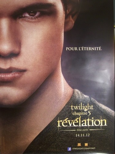 TWILIGHT CHAPITRE 5 JACOB BLACK (AFFICHE ROULÉE)