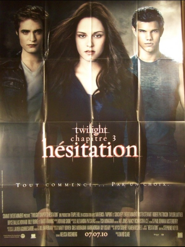 Affiche du film TWILIGHT III HESITATION - ECLIPSE