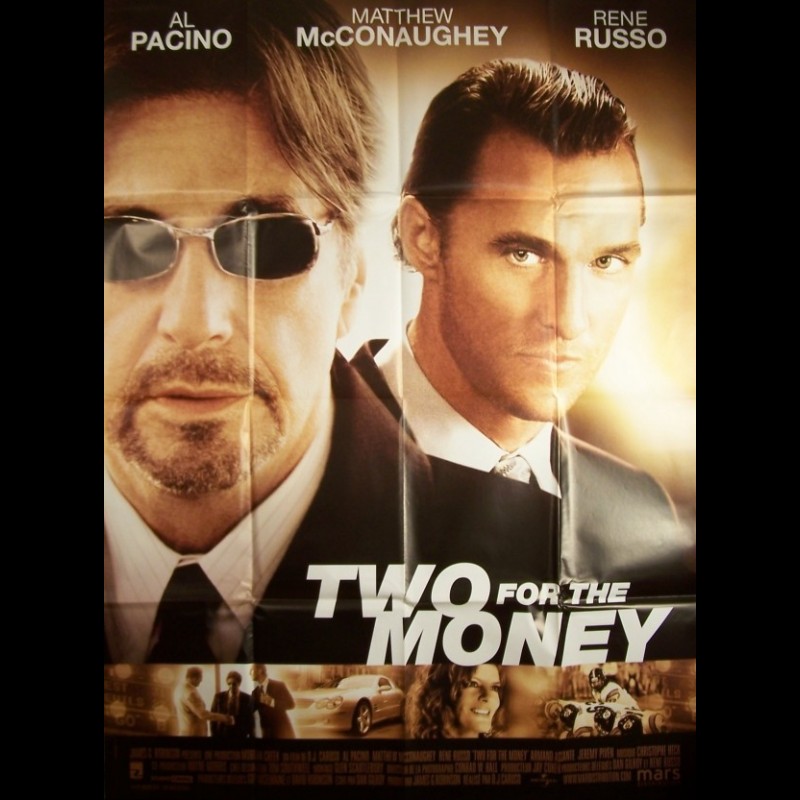 Affiche du film TWO FOR THE MONEY - CINEMAFFICHE