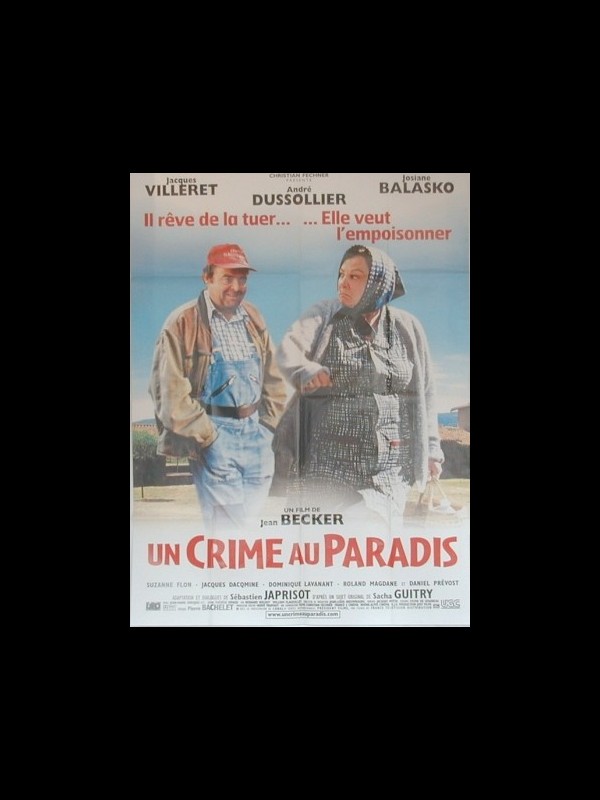 Film Crime Au Paradis Affiche du film UN CRIME AU PARADIS - CINEMAFFICHE