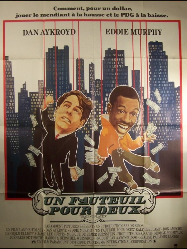 Affiche du film UN FAUTEUIL POUR DEUX - TRADING PLACES