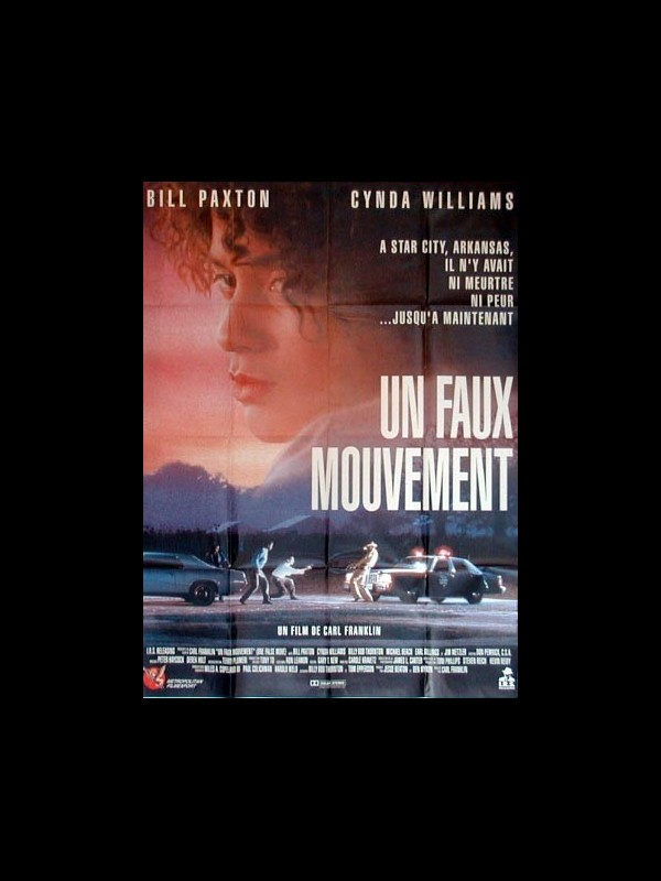 Affiche du film UN FAUX MOUVEMENT - Titre original : ONE FALSE MOVE