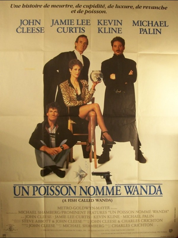 Affiche du film UN POISSON NOMME WANDA