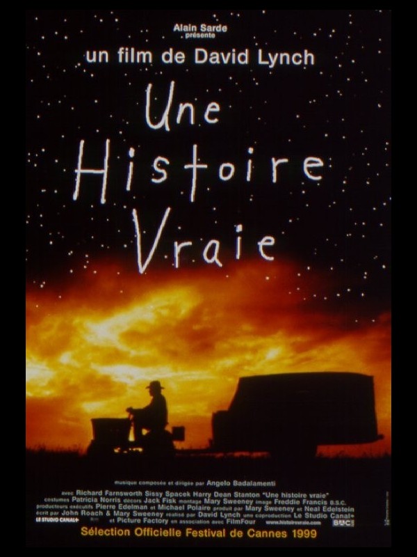 Affiche du film UNE HISTOIRE VRAIE
