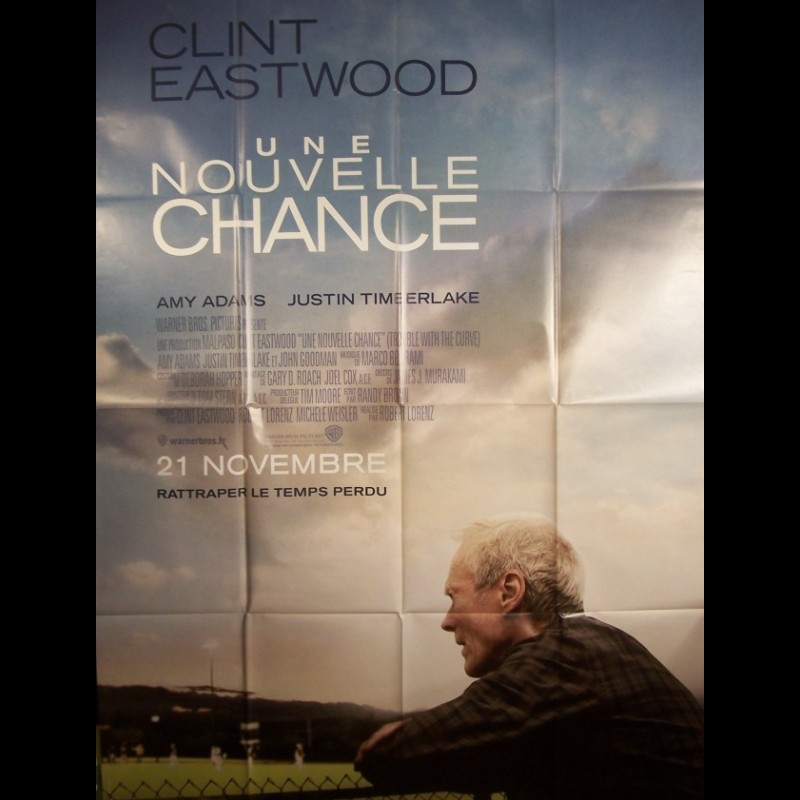 Clint Eastwood Une Nouvelle Chance Affiche du film UNE NOUVELLE CHANCE - CINEMAFFICHE