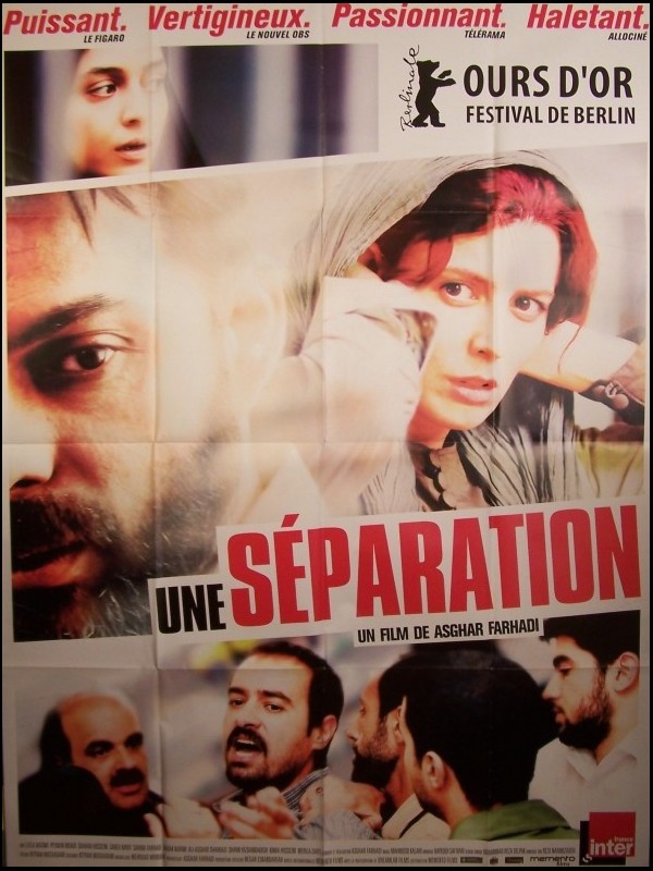 Affiche du film UNE SEPARATION - JODAEIYE NADER AZ SIMIN