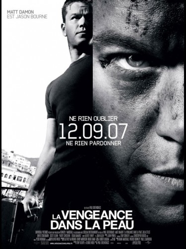 Affiche du film VENGEANCE DANS LA PEAU (LA) - THE BOURNE ULTIMATUM