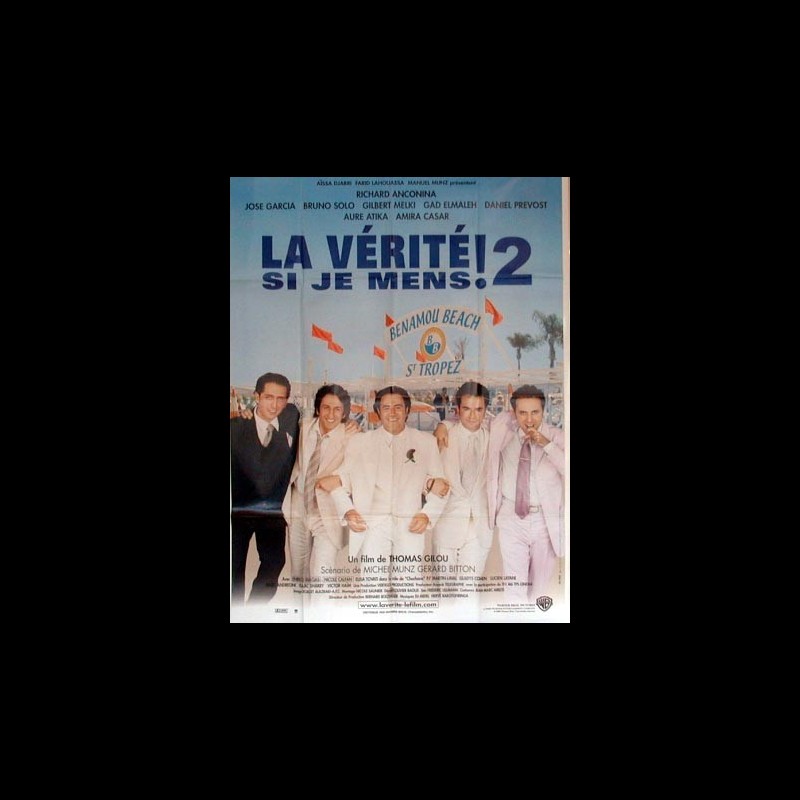 Dove La Vérité Si Je Mens 2 Affiche du film VERITE SI JE MENS ! 2 (LA) - CINEMAFFICHE