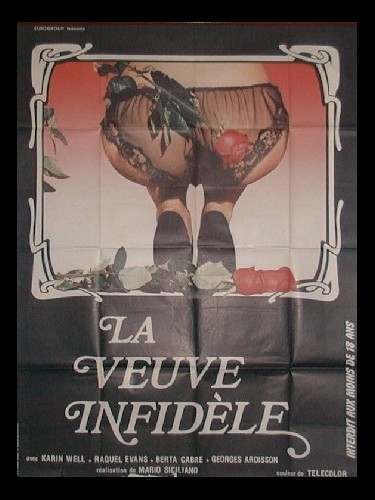 Affiche du film LA VEUVE INFIDELE
