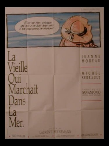 Affiche du film LA VIEILLE QUI MARCHAIT DANS LA MER