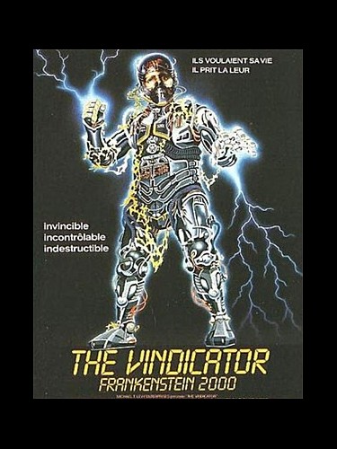 Affiche du film VINDICATOR (THE)-FRANKENSTEIN 2000