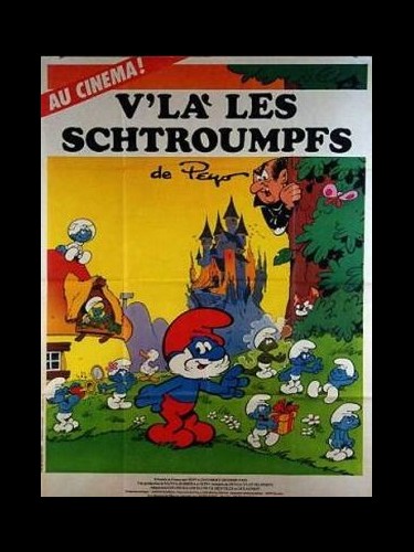 Affiche du film V'LA LES SCHTROUMPFS