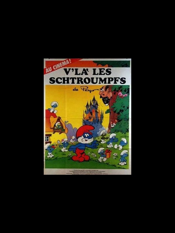 Affiche du film V'LA LES SCHTROUMPFS