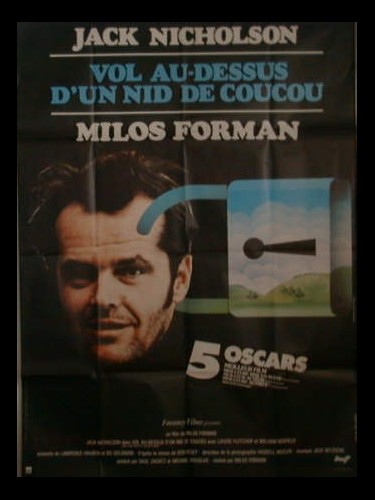 Affiche du film VOL AU DESSUS D'UN NID DE COUCOU0 - ONE FLEW OVER THE CUCKOO'S NEST